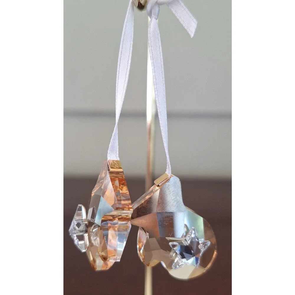 Swarovski Crystal Twinkling Mittens Christmas Holiday Ornament 1006038